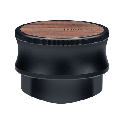 Coffee Gravity Distributor Tool - Titanium V Blade Base Type | 58.5mm | Walnut