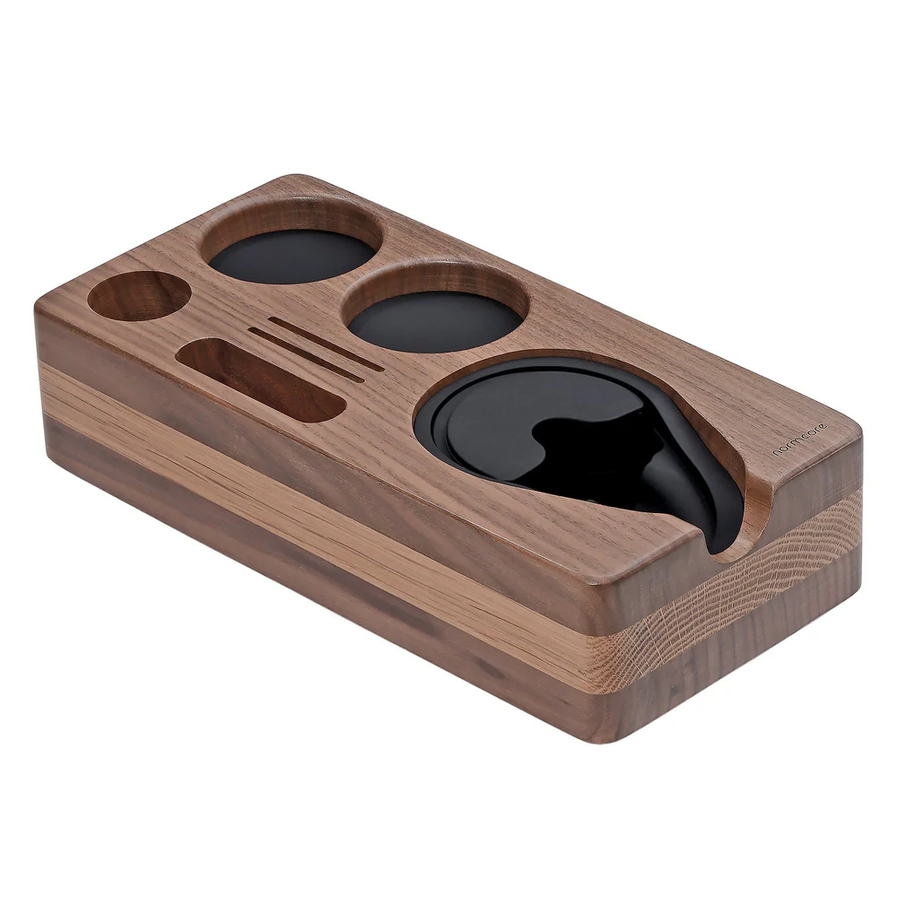 Normcore Compact Espresso Tamping Station | Walnut | 58mm