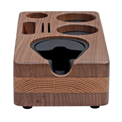 Normcore Compact Espresso Tamping Station | Walnut | 58mm