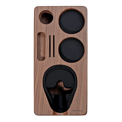 Normcore Compact Espresso Tamping Station | Walnut | 58mm